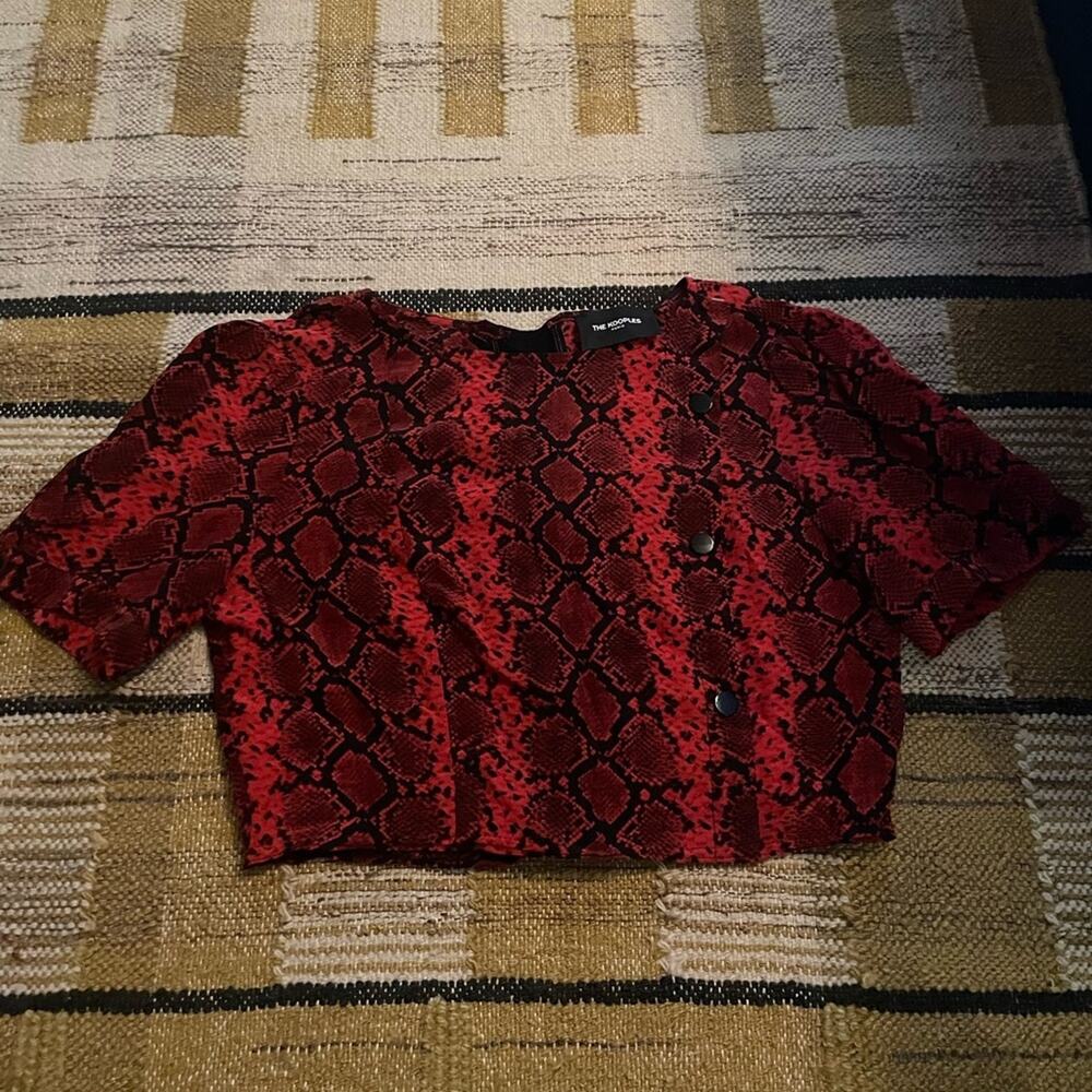 Kooples Paris python crop top - Picture 6 of 10